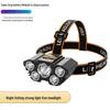Top-Selling Rechargeable 5-LED Waterproof Headlamp with Ultra-Long Battery for Cycling and Fishing