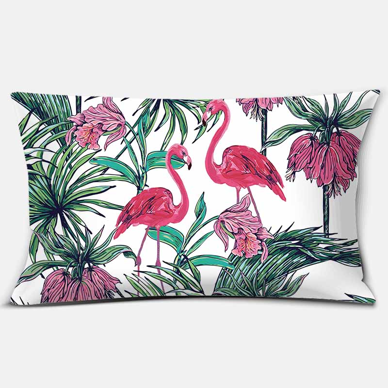 Модное растение Фламинго украшение дома автомобильный диван наволочка 30 см * 50 см