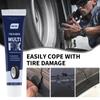 120ML Car Tire Repair Glue Universal Multi-functional Outer Tire Wall Tire Crack Repair Motorcycle Bike Strong Repair Black Glue