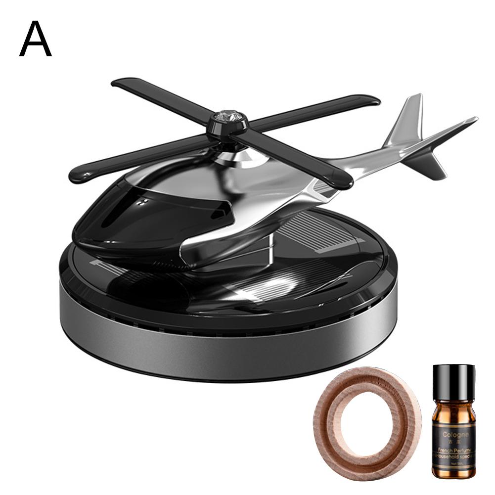 Солнечный вертолет автомобильный освежитель воздуха вращающийся пропеллер консольный диффузор ароматизатор аксессуары внутренняя отделка центральный дисплей P7S6