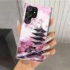 Чехол для телефона 'Цветущая вишня' для Samsung Galaxy S26 S24 S23 Ultra S25 Edge S22 S21 Plus S20 FE + Мягкая печатная накладка Funda Galaxy