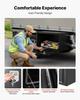 Underbody Truck Tool Box, 1219 x 609 x 609 mm Heavy Duty Steel Trailer Storage Box with Lock & Keys, Waterproof Trailer Storage Organizer Under Body