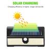 Solar Lights Outdoor Waterproof 172 LED Solar Motion Sensor Lights with Wide Angle Super Bright Security Wall Lamp for Garden