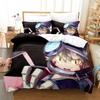 Fashion Printing Anime Made In Abyss Bedding Set Boys Girls Twin Queen Size Duvet Cover Pillowcase Bed Kids Adult Home Textiles