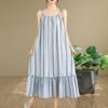 Navava Women No900 Stripe Long Dress