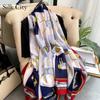 High-quality Luxurious Silk Scarves Headband Scarfs Neck Scarf For Women Chain Silk Scarf Women's Decorative Shawl