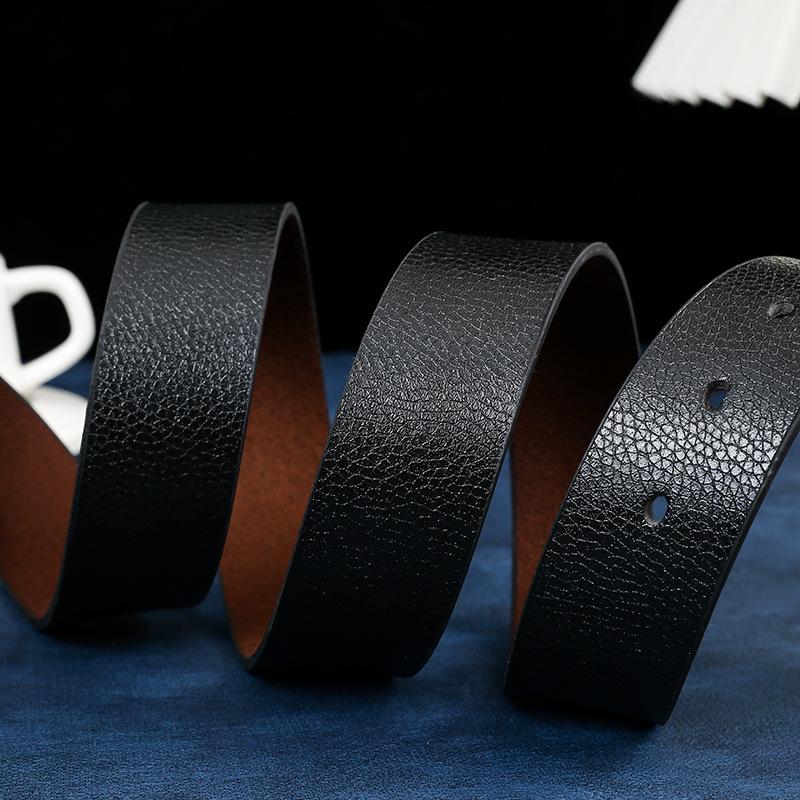 Ремень из искусственной кожи с пряжкой Street Stall Running Rivers And Lakes Explosive Men's Belt Casual Pin Buckle Belt
