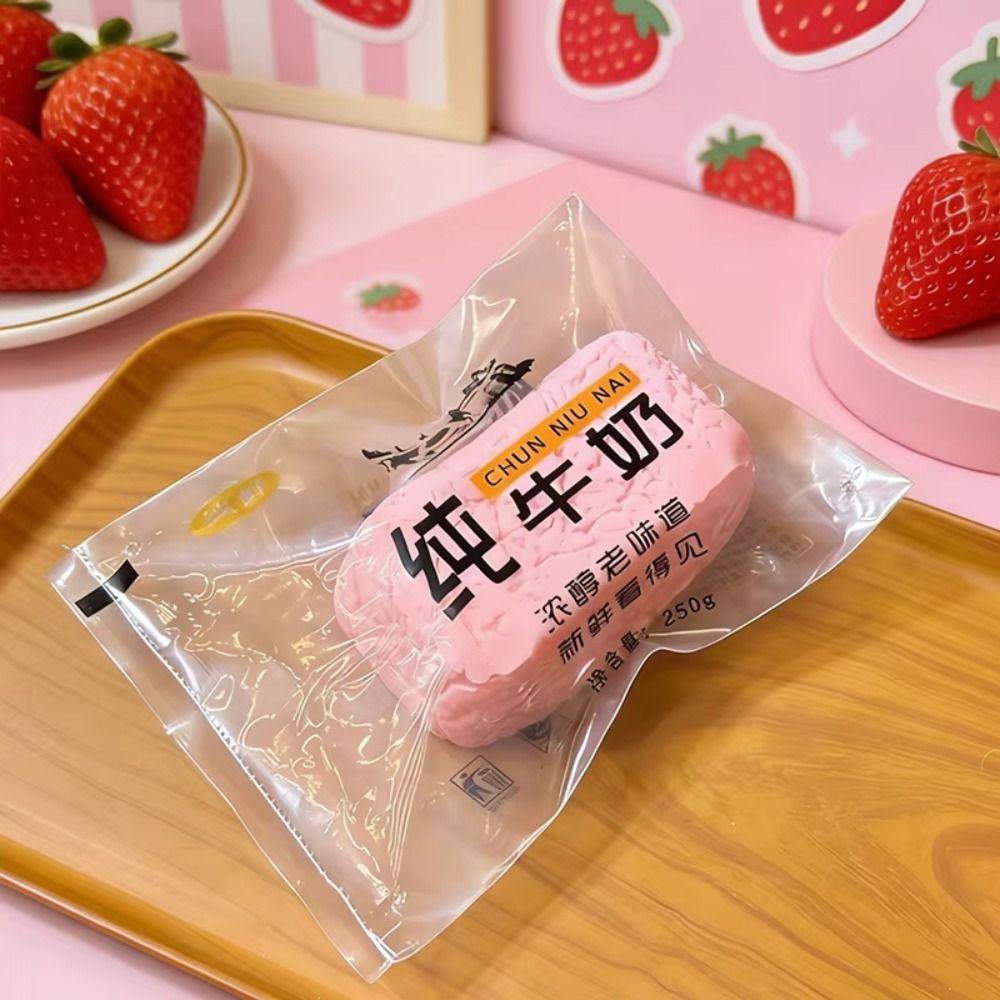 Hand Relax Sensory Fidget Ball Simulation Slow Rebound Toy Milk Model Squishy Toy Desk Decor