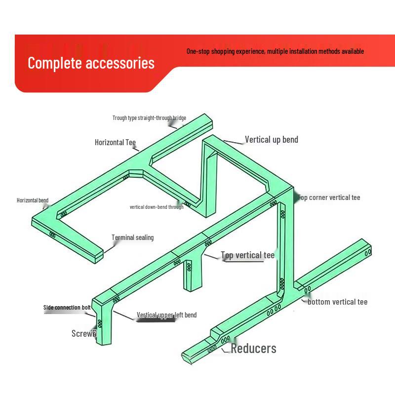 Jingzhu Green Fiberglass Trough Cable Tray