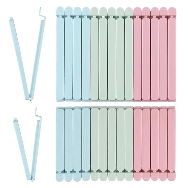 10 шт. Зажимы для запечатывания пищевых пакетов Пластиковые цветные зажимы для пакетов Для кухни Закусок Кофе Картофельных чипсов Пакет для хранения продуктов