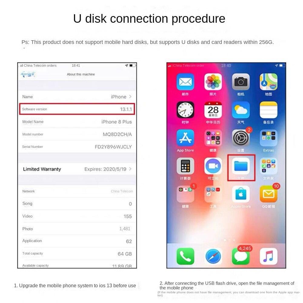 Конвертер сетевого кабеля мобильного телефона Apple, подключение Ipai к адаптеру Ethernet, подключение iPhone к ТВ-проекции с одним и тем же экраном