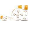 Button Board Cable Precise Hole Positioning Keyboard Key Button Flex Cable Board for Canon 550D 600D