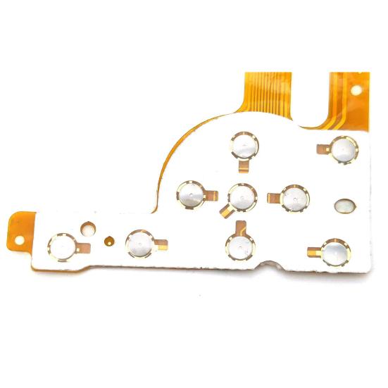 Button Board Cable Precise Hole Positioning Keyboard Key Button Flex Cable Board for Canon 550D 600D