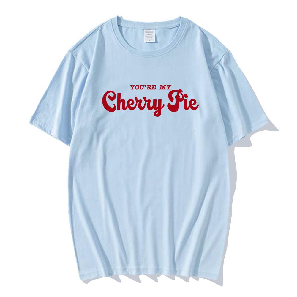 You're My Cherry Pie Song Tees I Said I Love You First Album Tshirts Selena Gomez & Benny Blanco Graphic T-shirt Men Top Short Sleeve Cotton Tee