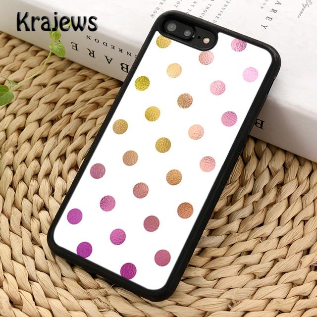 Милый узор в горошек Для чехла-крышки на телефон iPhone 17 Air 16 15 14 plus 12 13 pro max coque Shell Fundas