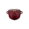 Le Creuset Cocotte d'Amour Rhone Cast Iron Enamel Pot, Gas, Induction, Oven, and Dishwasher Safe, Perfect for Weddings, Anniversaries, and Bridal Gift