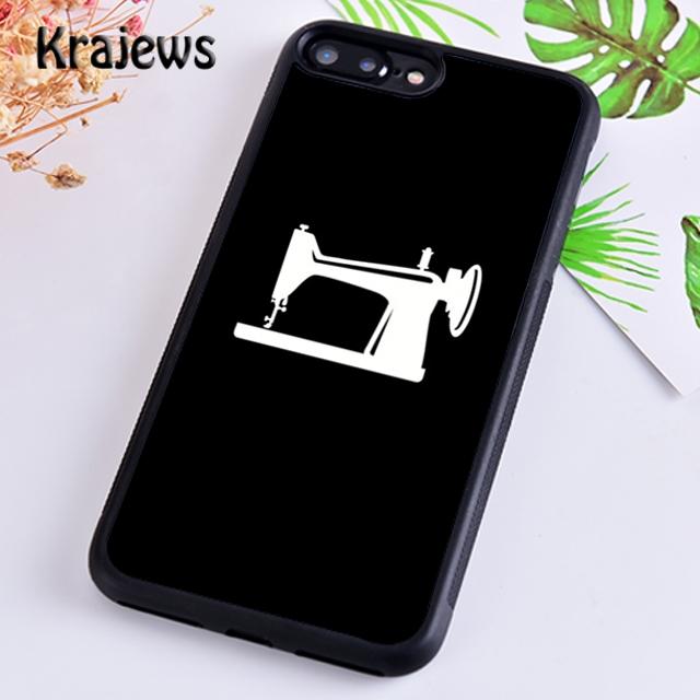 Krajews Eat Sleep Sew Repeat Phone Case Cover For IPhone 18 17 Air 16 15 14 plus 11 12 13 pro max coque Shell Fundas