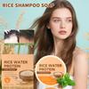 Rice Water Shampoo Soap Solid Shampoo, Promoting Hair Growth, Refreshing Scalp Hair Care Soap