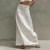 1116 European and American new women's summer foreign style and thin sleeveless long skirt temperament two-piece set