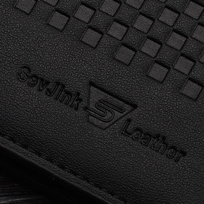 Мужской складной кошелёк из искусственной кожи с эффектом плетения