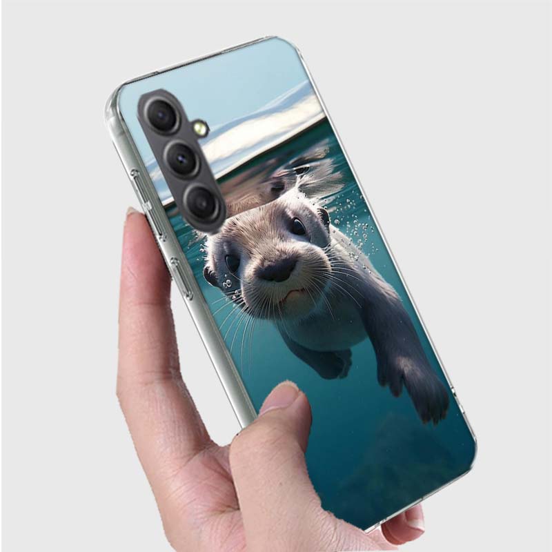 Seal Alert Phone Case for Samsung A16 A26 A36 A56 A17 A37 A57 A07 A06 A02S A03 A04S A05S Galaxy Note 20 10 A50S A71 A51 A31 A30