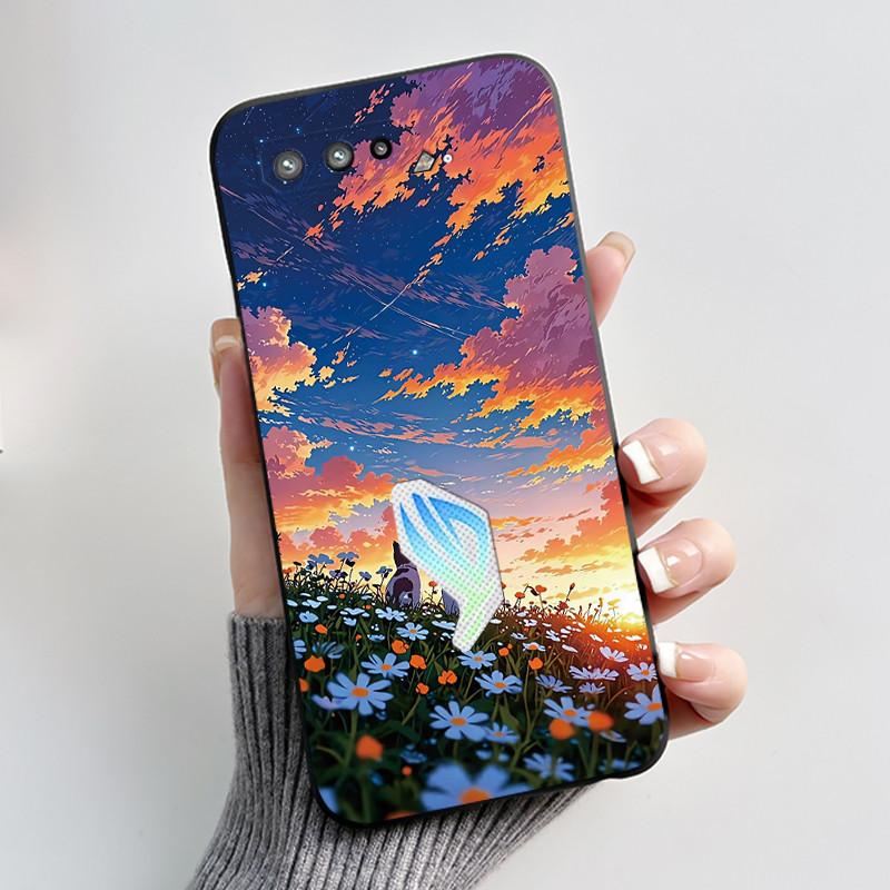 Чехол для Asus Rog Phone 5 Rog 5s ZS673KS ZS676KS Чехол Роскошный Дракон Милый Крутой Для Мальчиков Девочек Мягкий Черный Матовый Силиконовый Задний Чехол