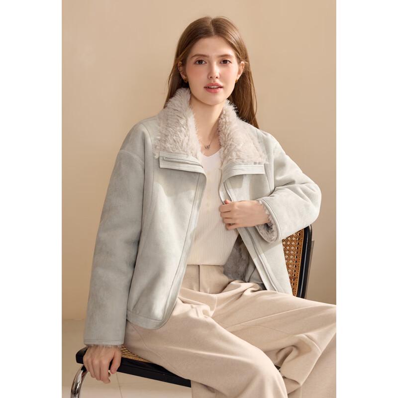 Betu Women's Winter Faux Fur Fleece Jacket