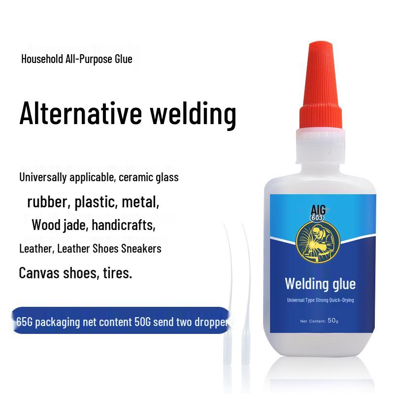 Универсальный суперклей Aigao 603: Прочный, Быстрый, Водонепроницаемый Клей для Металла, Пластика, Керамики, Дерева, Железа.