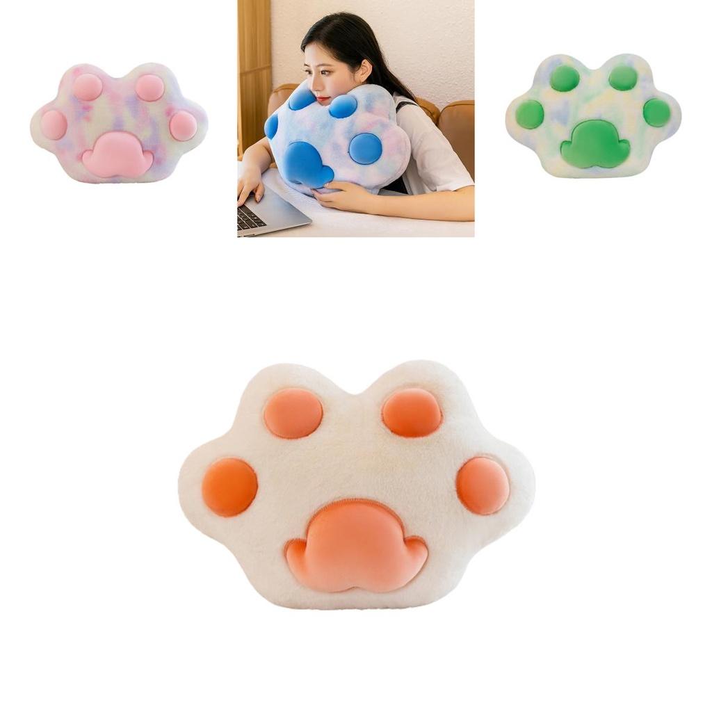 Soft And Cuddly Plush Toy Cat Claw Pillow In Various Colors For Kids And Teenagers