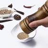 Деревянная мельница для соли и перца, перечница, регулируемая деревянная мельница для специй, ручная, 10 дюймов, ручная перечница для барбекю