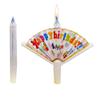1PC Birthday Candle Fan-Shaped Baking Party Decoration Candle Korean Birthday Candle Birthday Party Candle Funny 14.7cm