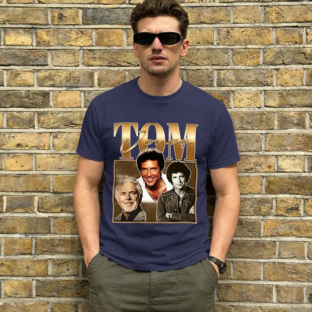 Tom Jones Cotton T Shirt For Unisex Summer Streetwear T Shirts Oneck Hipster Tee Shirt Oversized Pattern Clothing