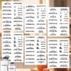 6 Sheets Pantry Labels for Containers, Waterproof PVC Food Storage Labels Self-Adhesive Spice Stickers for Kitchen Organizing