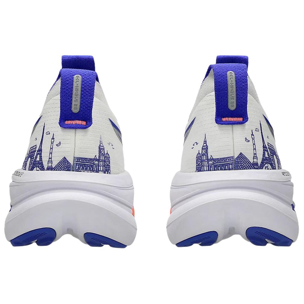 Asics Кроссовки для бега Gel-Nimbus 28 Удобные Унисекс Белый Синий 1013A208-100