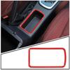 ABS Red Center Console Gear Shift Storage Box Trim For Toyota Hilux 15-21