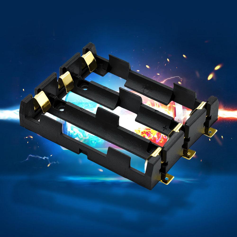 18650 SMT Battery Holder Battery Holder Clip Storage Case With Bronze Pins Rechargeable Battery Storage Box SMT 1X 2X 3X 4X