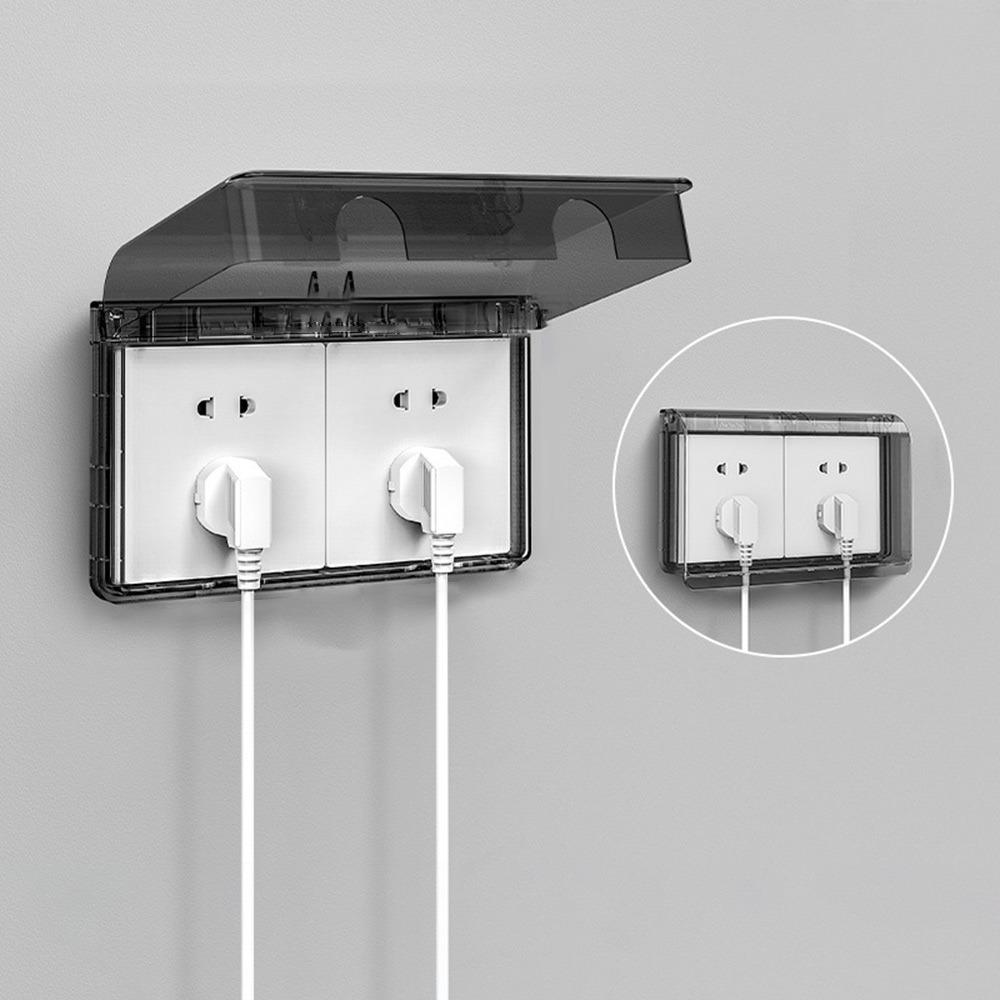 Самоклеящийся защитный чехол для выключателя, водонепроницаемая штепсельная коробка, прочная защита розетки для дома