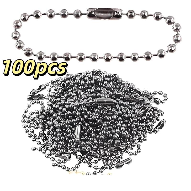 100 шт. 10 см DIY Шариковые цепочки Брелок Куклы Бирка Ручная бирка Соединитель Для изготовления ювелирных изделий Подвеска Аксессуар