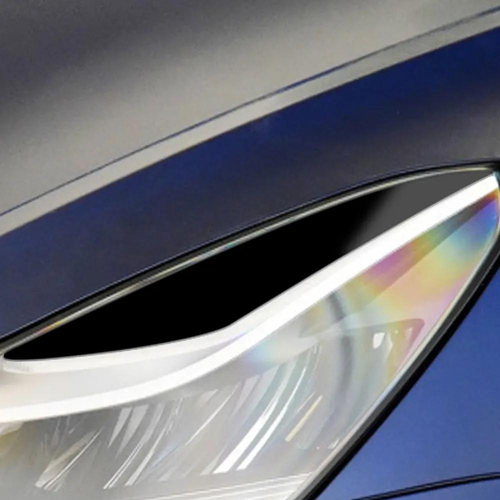 Для Tesla Model 3 2017-2022 для Model Y 2019-2022 Накладка на фару Наклейка на передний фонарь Аксессуары для стайлинга «Бровь» «Веко»