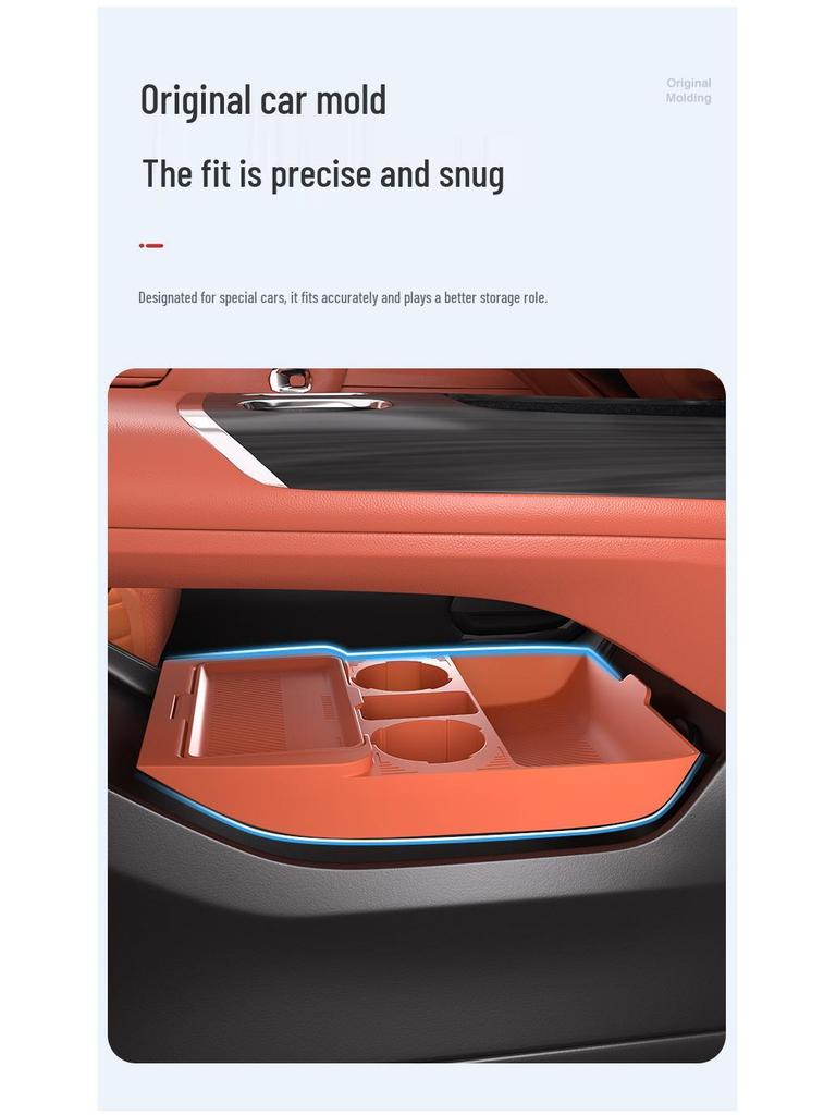 Совместимо с силиконовыми контейнерами для хранения, футлярами для очков и аксессуарами под центральной консолью для 25 моделей Changan CS75.