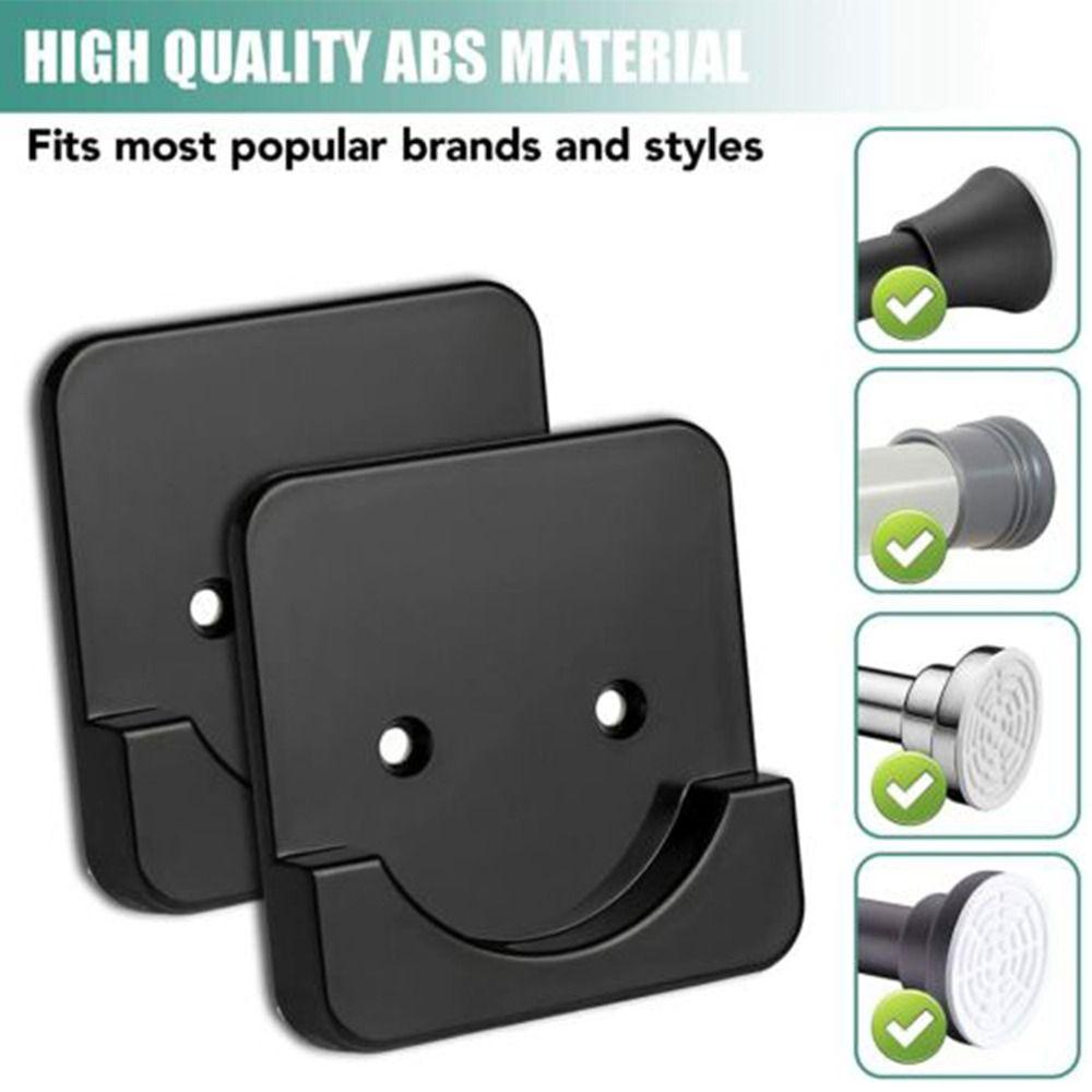 Fixation Bathroom Shower Curtain Rod Curtain Rod Mount Retainer Tension Holder Shower Rods Holder