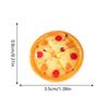 10 шт. Милые Имитация Пиццы Еда Кукольный домик Игрушки Миниатюрные Модели Украшения Декор Сделай сам Смола Аксессуары Детские Игрушки для Игры в Дом Подарок