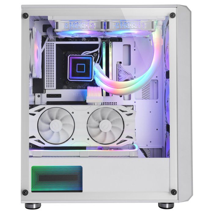 Boîtier Gaming ATX - Mars Gaming - MC-VAULT - 4 Ventilateurs ARGB - Panneau Mesh - Verre Trempé