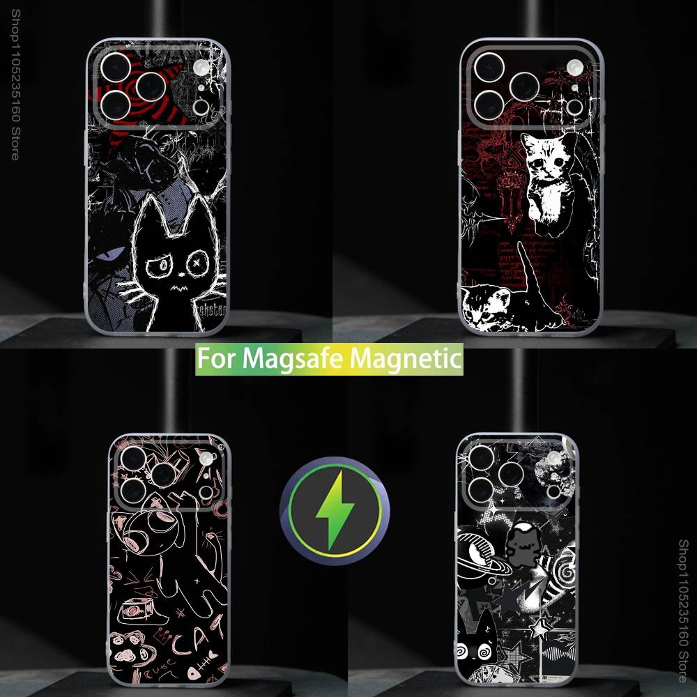 Модная Звезда y2k G-Girl Для iPhone 11,12,13,14,15,16,17,Pro,Max,Plus,Mini,SE4,E Чехол Для Телефона С Беспроводной Зарядкой MagSafe