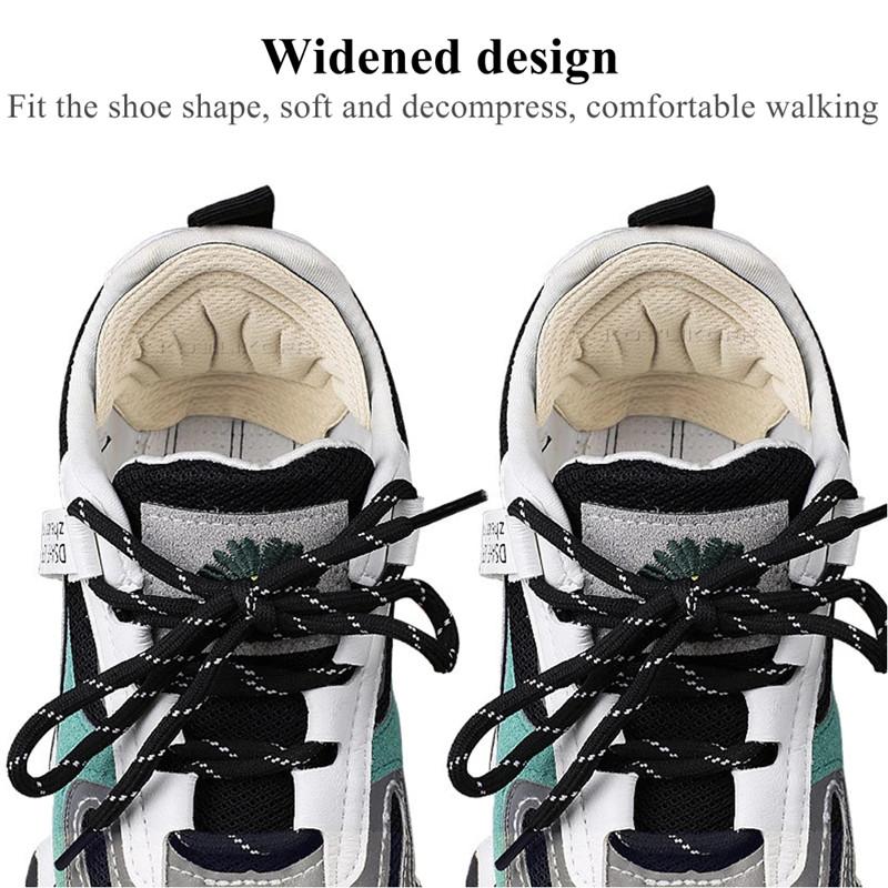 1Pair Insoles Patch Heel Pads for Sport Shoes Adjustable Size Antiwear Feet Pad Cushion Insert Insole Heel Protector Back Sticker