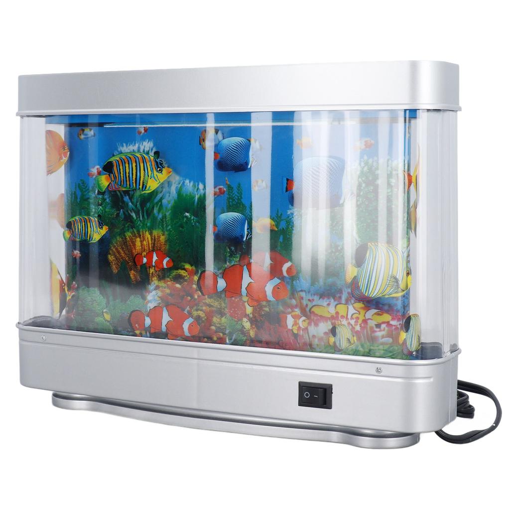 Fish Tank Lamp Artificial Aquarium Decorative Lamp Miniature LED Ocean Light for Home Office