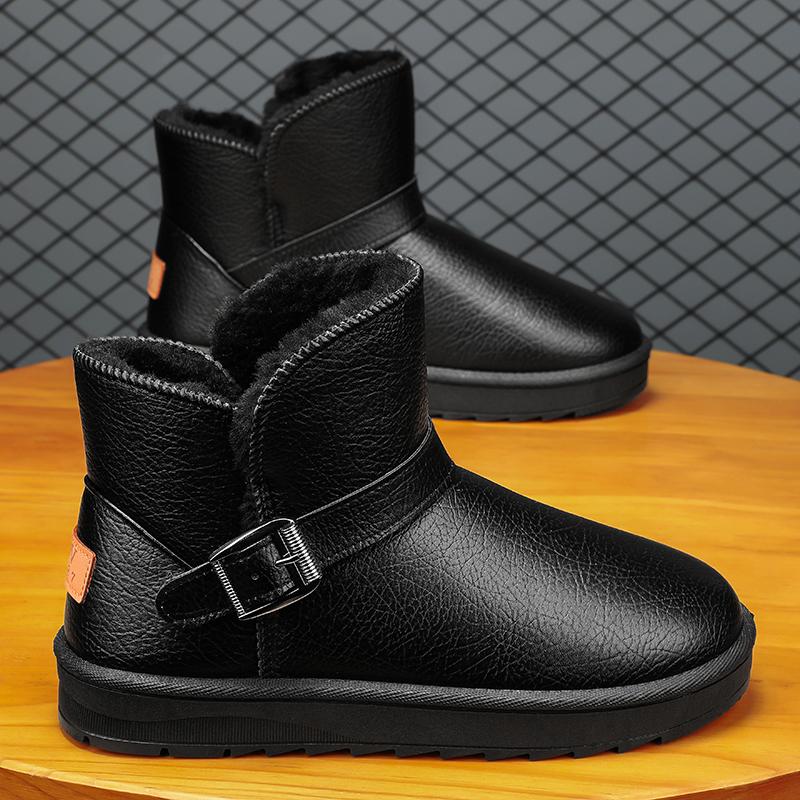 Мужские зимние ботинки, высококачественные нескользящие ботинки, мужские зимние ботинки 2024 года, новые зимние ботинки для женщин, водонепроницаемые ботинки для снега