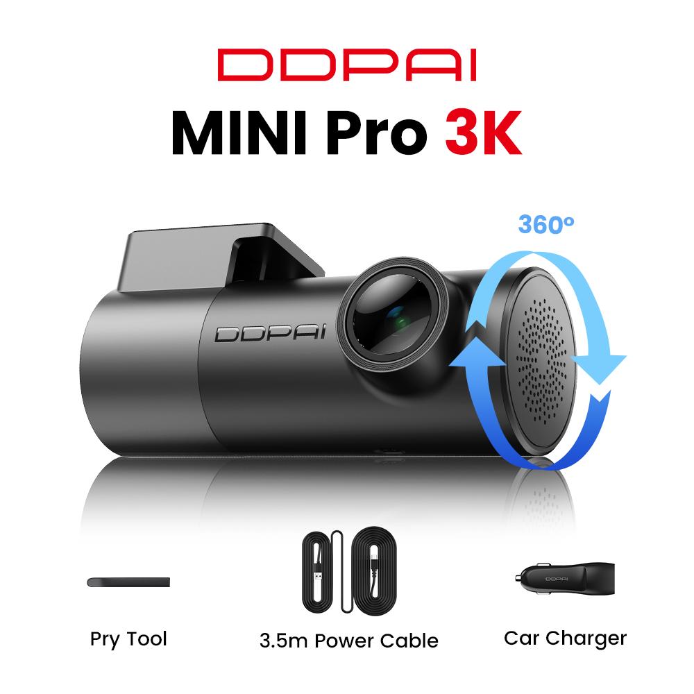 Ddpai MINI Pro 2K Видеорегистратор WiFi Автомобильный DVR Ночное видение Умное голосовое управление Поддержка 24-часового мониторинга парковки Автомобильный видеорегистратор