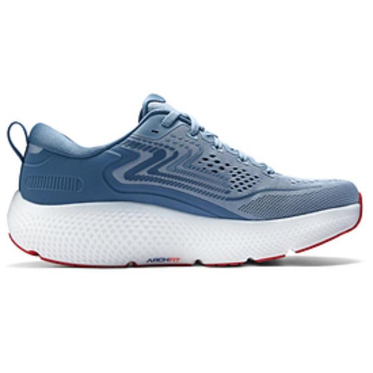 Skechers Амортизирующие, износостойкие низкие мужские кроссовки для бега, светло-голубые 246078-LTBL