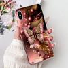 For iPhone X XS Case Popular Flower Butterfly Soft Transparent Silicone Slim Back Cover For iPhoneXS Max XR Funda iPhoneX Bumper